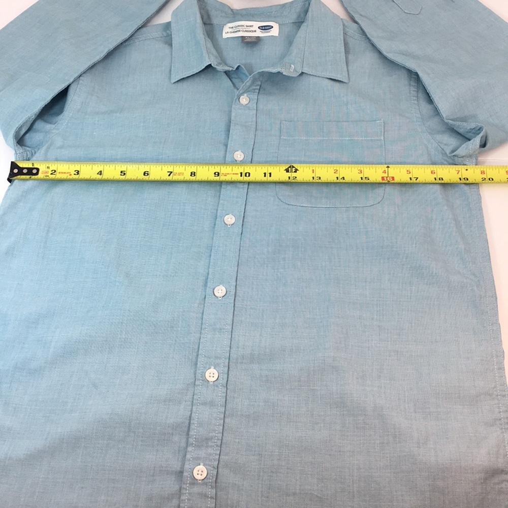 💙OLD NAVY💙LIGHT BLUE CLASSIC SHIRT - Picture 9 of 12
